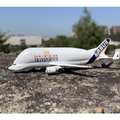 1/400 Scale SATIC 330 A330 BELUGA Airlines Plane Model Alloy with Lading Gear Aircraft Transporter collectible display Airplanes