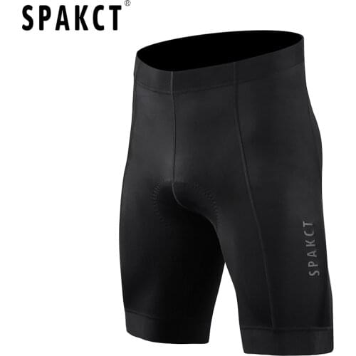 SPAKCT Men Cycling Shorts Gel Pad Biker Shorts Shockproof Breathable MTB Bicycle Tights Ciclism Clothing