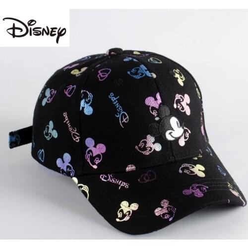 Disneys New Childrens Spring and Autumn Thin Sunscreen Hat Cute Fashion Baseball Cap Mickey Daily Cartoon Image Casual Hat