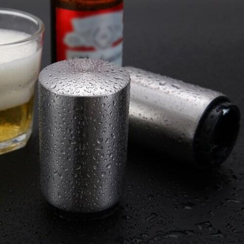 Beer bottle opener press stainless steel bottle opener creative bar ktv wine opener