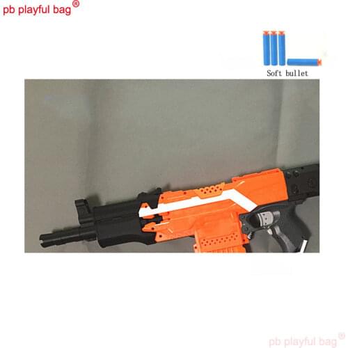 PB Playful bag Outdoor sports tactical equipment soft bullet gun AK74U kit 3D printing material competitive toy accessories QG07