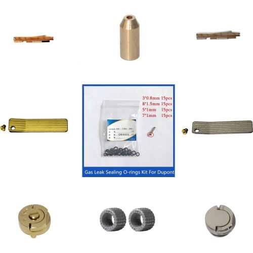 Various Replace Gas Refill Adapter/Flint Wheel/Bottom Screw/Echo Plate/Slide Cover For Dupont L2 Lighter DIY Repair Accessory