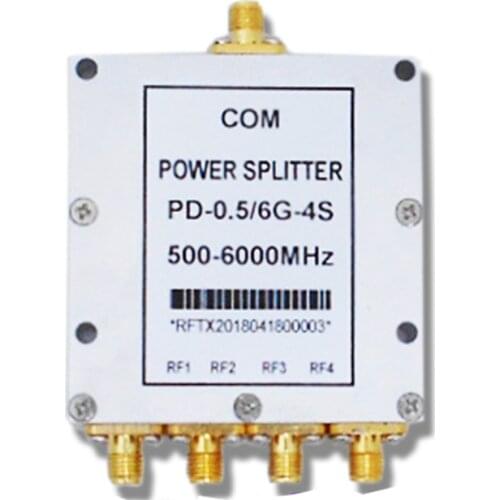 Wide Freuuency Low Insertion Loss Two or Four Branch Combiner SMA Connector Microstrip RFID Reader Antenna Power Splitter