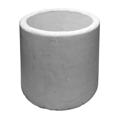 Bonfante fountains modern vase circular DIAM.CM28X27H stone APRICENA with drain stainless steel (boxed)
