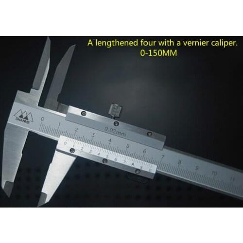 A lengthened four 0-150MM special customized caliper with vernier caliper