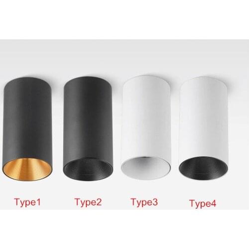 High Brightness Cree LED COB Ceiling Spot Lamp 7W 10W 12W Long Surface Mount Downlight for Indoor Lighting Kitchen Bedroom