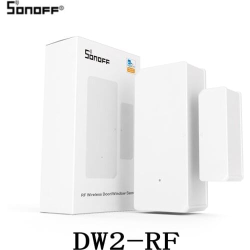 SONOFF DW2-RF 433MHZ Wireless Smart Door Window Alarm Infrared Sensor Home Security APP Remote Control Smart Scene Sensor