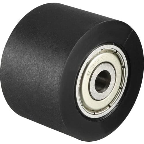 Uxcell Roller Idler Bearing Pulley Sliding Conveyor Wheel Black 5x30x30mm