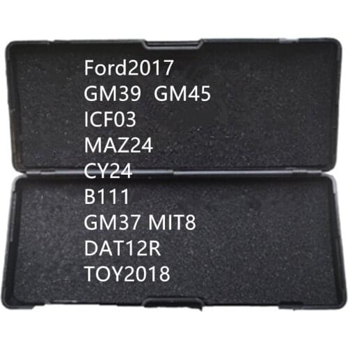 Wilongda Original Genuine LiShi 2 in 1 Tool Locksmith Tools Ford2017 GM39 GM45 ICF03 MAZ24 CY24 B111 GM37 MIT8 DAT12R TOY2018
