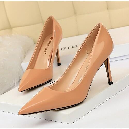 Women Pumps Sexy 8.5cm High Heels Fashion Wedding Female Shoes Bling Stiletto Pumps Women Shoes Party Shoes Women Thin Heels