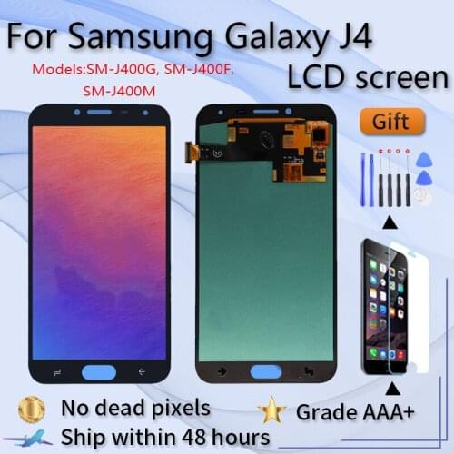 For Samsung Galaxy J4 J400 J400F J400G/DS SM-J400F LCD Display with Touch Screen Digitizer Assembly Super AMOLED