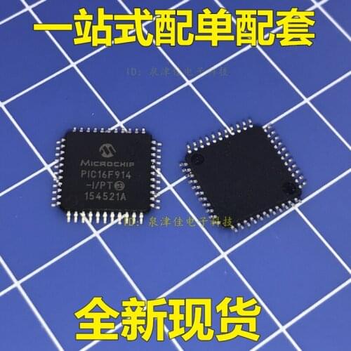 100% Original New PIC16F914-I/PT PIC16F914 QFP-44