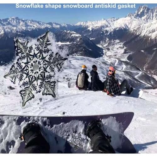 2020 Snowflake shape snowboard antiskid gasket