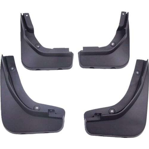 4pcs Premium Auto Front&Rear Heavy Duty Molded Flares Splash Mud Flaps Guards Fenders For Mercedes Benz E260 2017-2018