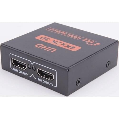4k HDMI-compatible Splitter Full HD 1080p Video HDMI-compatible Switch Switcher 1X2 Split 1 in 2 Out For HDTV DVD