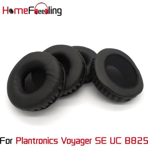 Homefeeling Ear Pads For Plantronics Voyager se UC B825 Headset Earpads Round Universal Leahter Repalcement Parts Ear Cushions