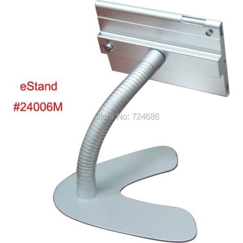 For mini iPad gooseneck security countertop lock stand display on shop fix the holder mount on desktop with flexible gooseneck