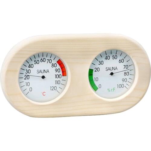 Sauna Hygrothermograph Durable Room Indoor Thermometer Gauge Sauna Equipment