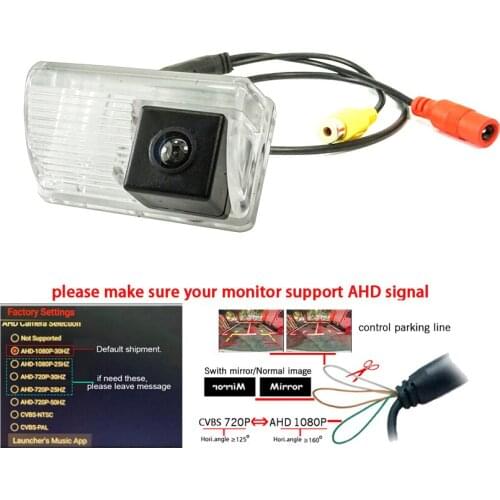 CCD HD Car Rear View camera For Toyota Corolla EX E120 E130 Verso Spacio 2001~2007 E121 backup camera Dynamic trajectory cuver