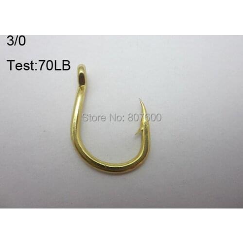 Salt Water Sea Fishing Hook For Jigging Jig Hook Size 3/0 Strength 70LB 16 Pcs/Lot