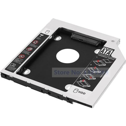NIGUDEYANG 2nd SATA Hard Drive HDD SSD Enclosure Caddy Adapter for Lenovo Thinkpad L560 L570