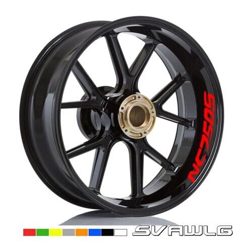 New Motorcycle High Quality 3M Adhesive Wheel Decal Reflective Stickers Rim Stapes For Honda NC750 NC750X NC750S