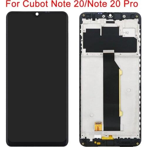 Original Note 20 LCD For Cubot Note 20 Pro Display With Frame 6.5" Cubot Note 20 LCD Display Touch Screen Digitizer Assembly