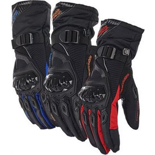 Winter PANGUSAXE motorcycle gloves waterproof warm moto knight riding locomotive cross-country gloves AXE for men / women 4 size