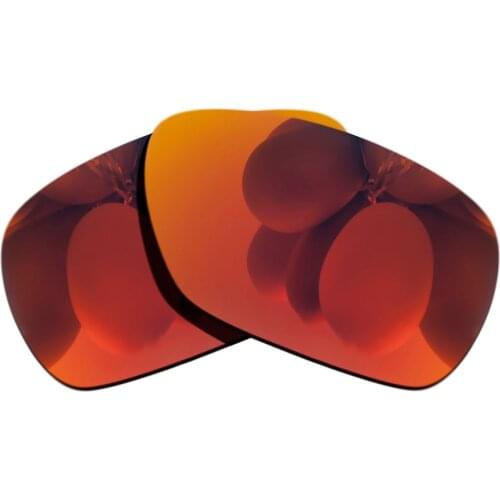 Polarized Sunglasses Replacement Lenses for-Jawbone Frame - Fire Red