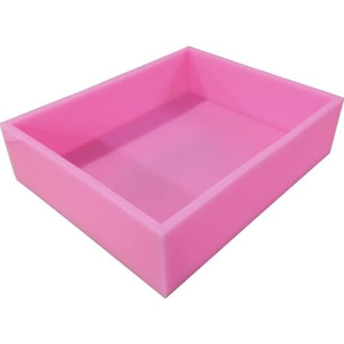 Size 308*236*105mm Silicone Slab Mold Natural Cold Process Soap Making Silicone Molds Handmade Soap Mold Trays