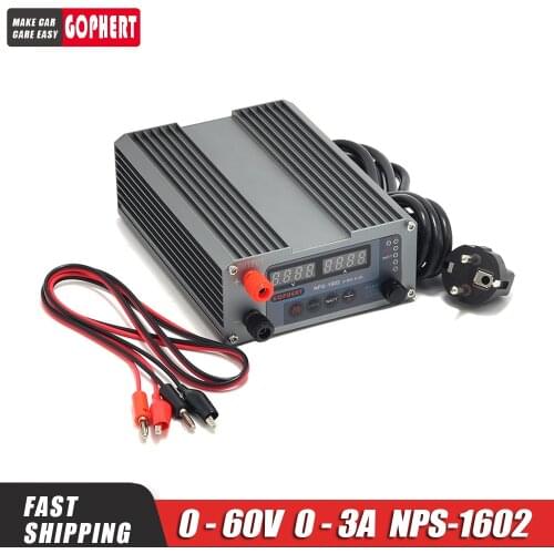 DC regulated power supply NPS-1602 0-60V 0-3A adjustable power supply Constant voltage constant current power supply