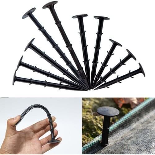 11-20cm Garden Plastic Ground Nail Mulch Fix Tools Greenhouse Film Weed Prevention Ground Cloth Sunshade Fly Net Fixed Landscape