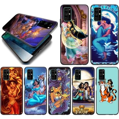 Silicone Cover Princess jasmine For Honor 9 9S 9A 9C 9X 9N 9i V9 10 10i 10X X10 Lite Pro Shockproof Phone Case