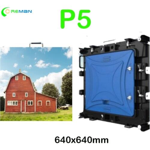 Led tv display panel 640X640mm P5 outdoor full color led display Cabinet Rental commercial led display P6 P8 P10