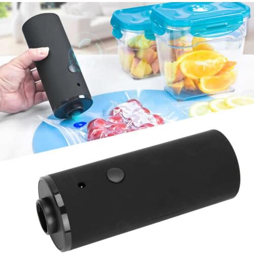 24W AC Electric Vacuum Pump Sealer Portable Electric Household Vacuum Pump Clamp Strip Bags Fresh Food Rod Strip Kitchen Tool