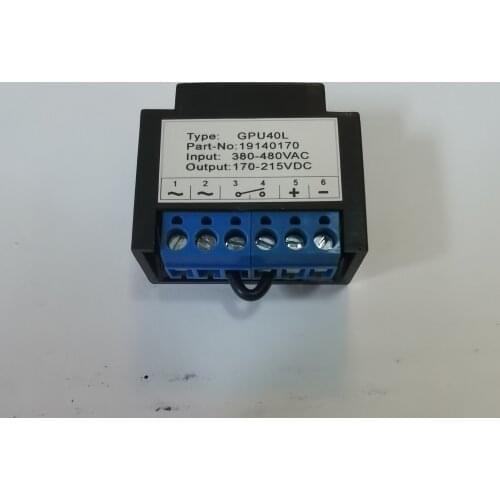 GPU40L rectifier 19140 170 380-10%...480+10%VAC 170...215VDC