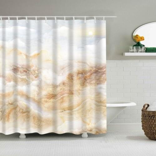12 pcs Hook For Long Shower Curtain Waterproof Geometry Striped Bathroom curtain large 180x200cm 3D Shower curtain cortina baño