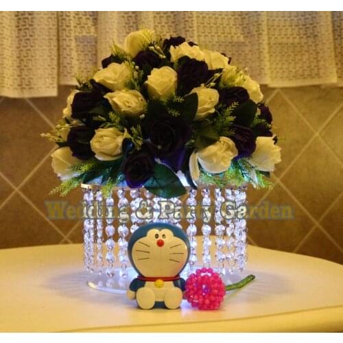 1 Tier Crystal transparent acrylic Cake Stand wedding party Cake prop wedding centerpiece D20cm*H20cm