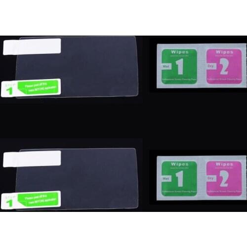 2pcs LCD Diaplay Screen Protector PET Clear Film Guard For Xiaomi YI 4K Xiaoyi 2 II Plus 4K+ Lite Discovery Action Sport Camera