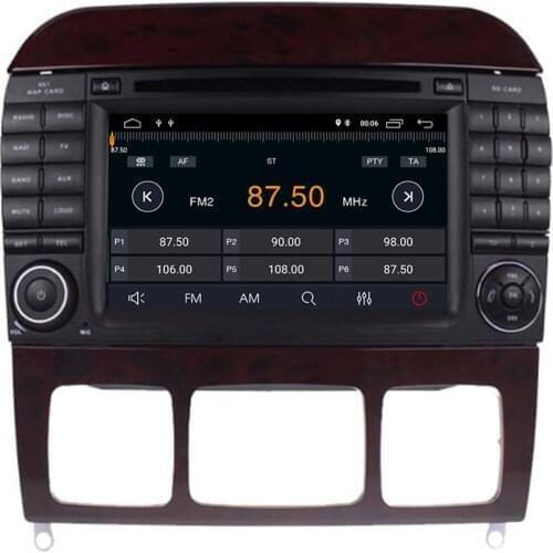 Car Multimedia Player 2 din Android 10 4+64G AutoRadio For Mercedes Benz S-Class W220 W215 S280 S320 S350 S500 GPS Navigation