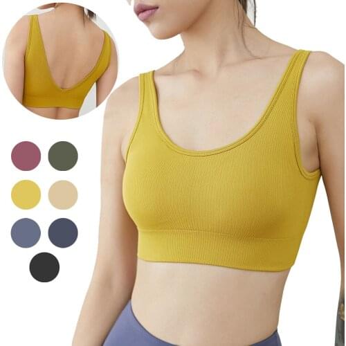 Seamless Women Sports Bra Push Up Crop Top Vest Female Fitness Gym Bra Breathable Top Sexy Running Yoga Bra Athletic Sportswear