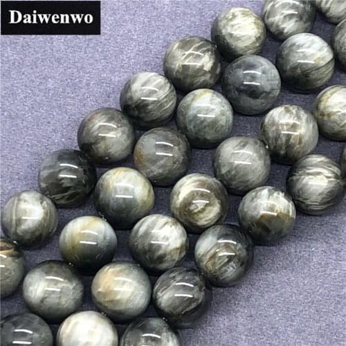 AAA Natural Eagle Eye Stone Beads 6-12mm Round Natural Loose Diy Bracelet Men