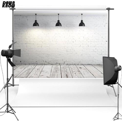 DAWNKNOW Light Wall Vinyl Photography Background For Wedding Floor Polyester Backdrops For Baby Photo Studio G097