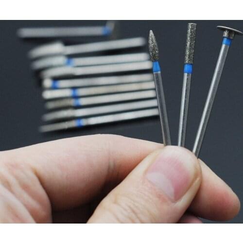 HP Diamond Burs Kit Polishing Jewellery Trimming Drill 2.35mm For Dental Lab