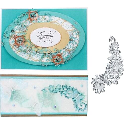 Julyarts Steel Metal Cutting Dies Stencil for Scrapbooking Lace Shape Album Embossing DIY Card Templates Model Handmaking