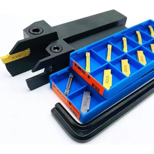 MGEHR1010 MGEHR1212 MGEHR1616 MGEHR2020 MGEHR2525 outer grooving tool holder carbide blade, 10PCS blade turning tool