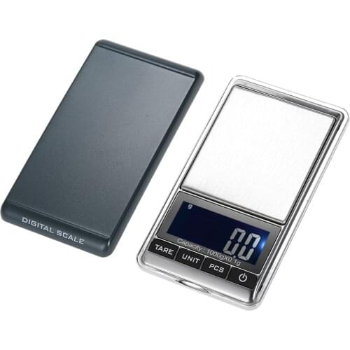 1000*0.1g Mini Balance Digital Scale Pocket Electronic Scales Multifunctional Weighing Scales for Jewelry Scales