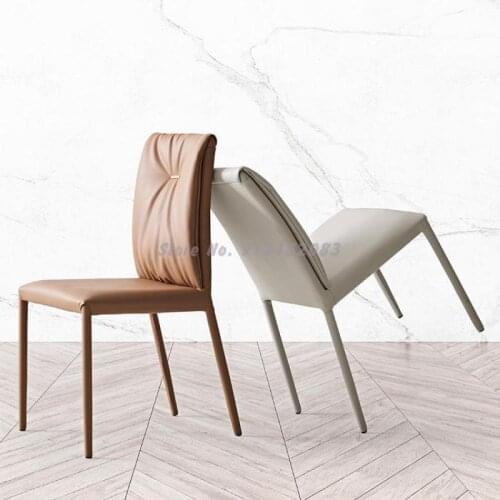 Minimalist dining chair home modern minimalist makeup chair restaurant chair light luxury dining table and chair combination sto