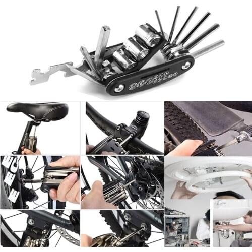 Bicycle Cycling Puncture Bike Multi Function Tool Repair Kit Bicycle Repair Tools