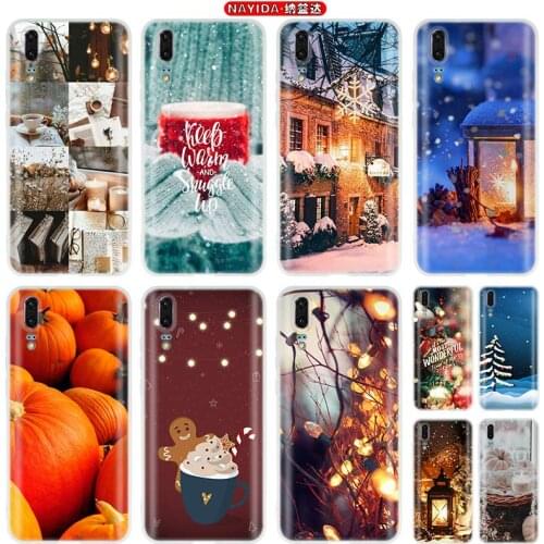 Soft Silicone Case For Huawei P40 P30 P20 P10 Lite E Pro Plus P Smart Z 2019 2020 Coque Winter warmth